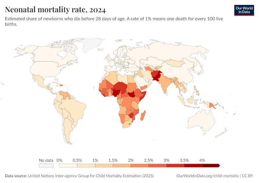 A thumbnail of the "Neonatal mortality rate" chart