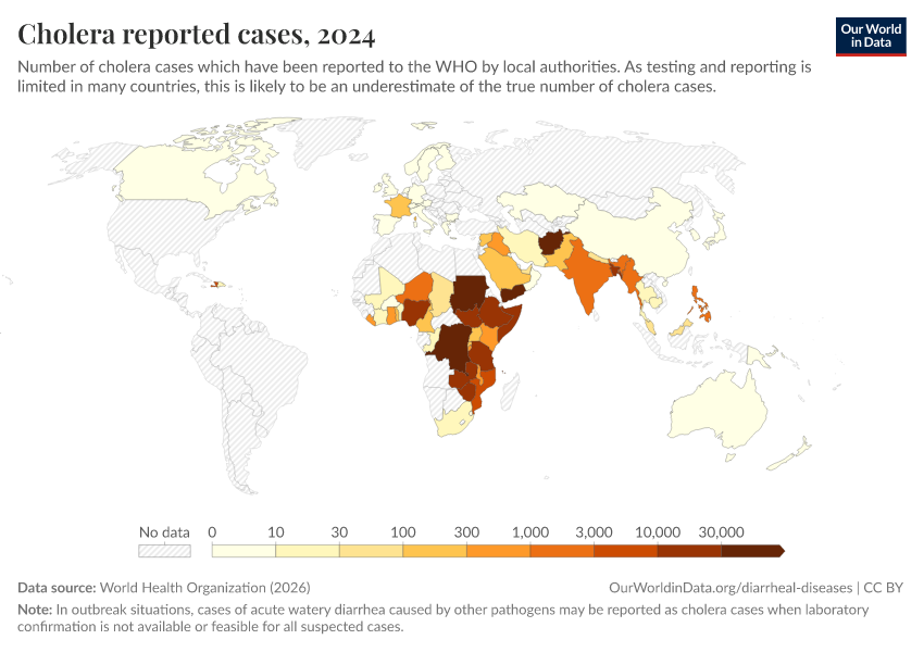 A thumbnail of the "Cholera reported cases" chart