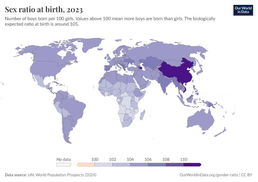 A thumbnail of the "Sex ratio at birth" chart